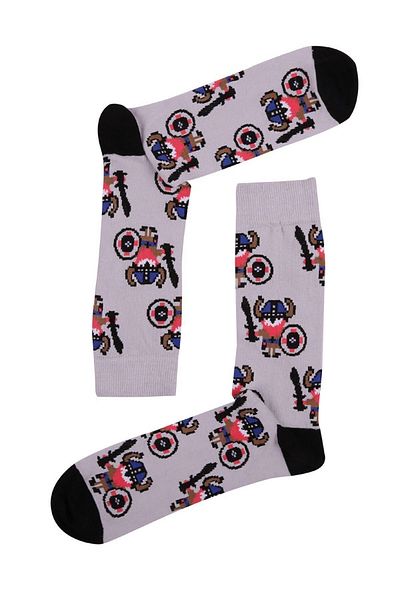 The Socks Company Ανδρικές γκρι κάλτσες 15kdcr103e-γκρι