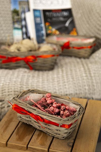 İrya Gray Wicker Basket - Set of 3