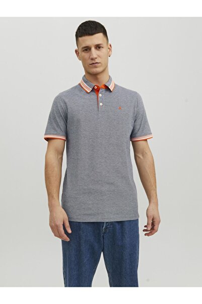 Jack & Jones Poloshirt Einfarbig Hemdkragen Poloshirt