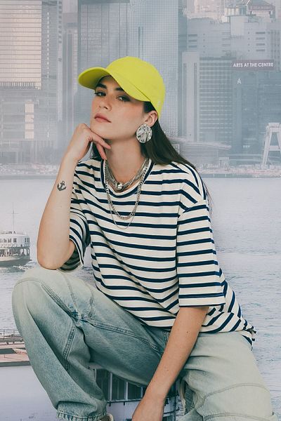 Nordbron Unisex Lemon Green 100% Cotton Basic Cap Hat Seasonal Inner Lined Anti-Sweat Seasonal Hagen