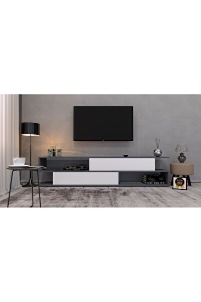 KONAK EV EŞYALARI Modern 3 TV Ünitesi,%100 MDF,KOLAY KURULUM,TV SEHPA