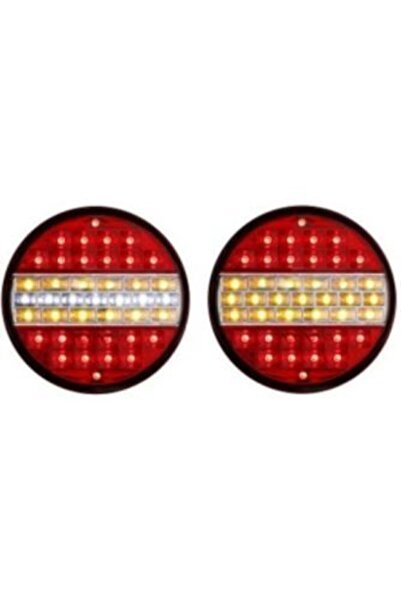 Genel Markalar Hamburger Tip Ledli Stop Lamba 12 Volt 4 Modlu 6 Adet