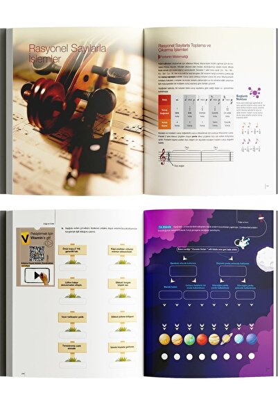 Vitamin 7. Sınıf Derslere Tam Destek Seti | 8 Kitap, 8000 Yeni Nesil Soru ve Video Çözüm | LGS'ye Hazırlık