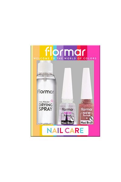 Flormar Nail Polish Drying Spray + 2Pc Nail Enamel