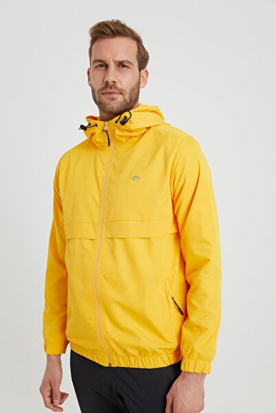 DYNAMO Ανδρικό κίτρινο αδιάβροχο με κουκούλα & Active Sports Coat