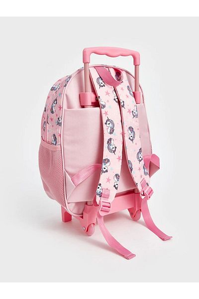 LC Waikiki Cent Trade Lcw Accessories Geantă pentru racletă pentru fete cu imprimeu cal roz