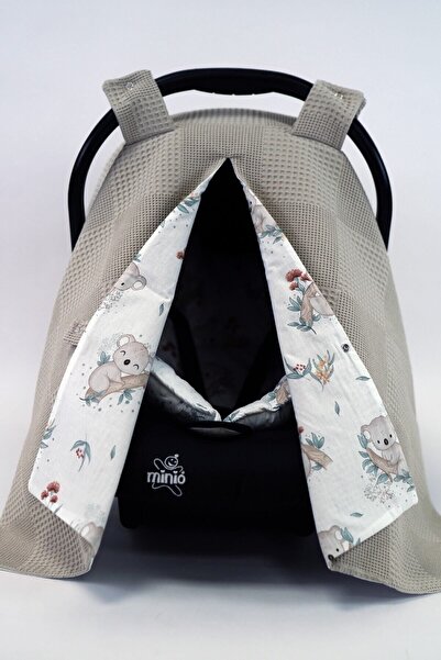 Masallar Diyarı Kapiçino/minik Koala Puset Örtüsü Ve Minderi