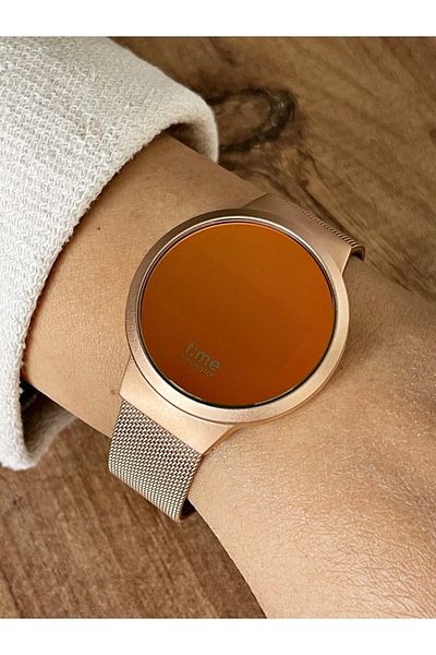Timewatch Unisex Rose and Colorful Steel Mesh Cord Time Watch - Tw.143.2Rr