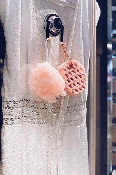 Arma House Pink Bath Loofah and Sponge Set of 2