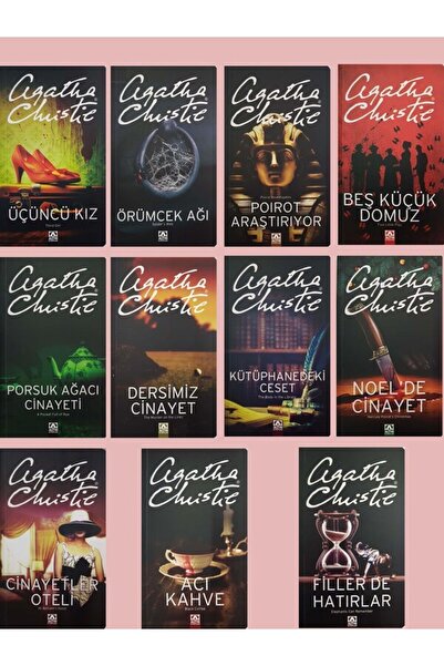 Altın Kitaplar AGATHA CHRISTIE KİTAPLARI ÖZEL MİDİ BOY 11 ADET TOPLAM