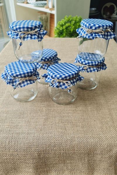 GULHANILE Jar Lid Cover Bonnet 6 Pieces