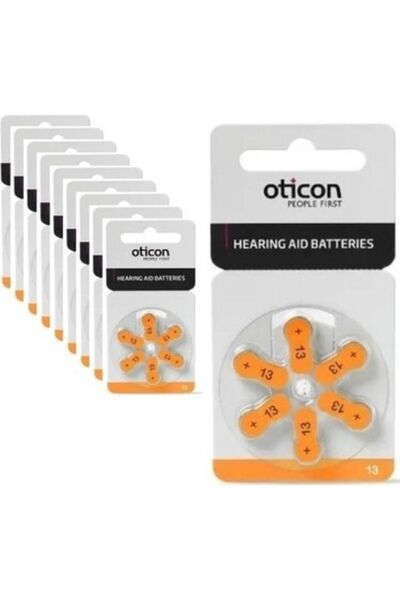 Oticon 13 No Işitme Cihazı Pili (60adet)