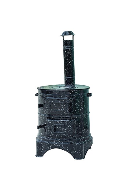 conforde Emaye İki Kapaklı Mangal, Saç Kavurma ve Kamp Sobası