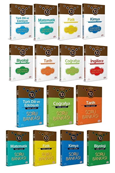 Editör Yayınevi 10.sınıf Hızlı Konu Soru Seti 15 Kitap