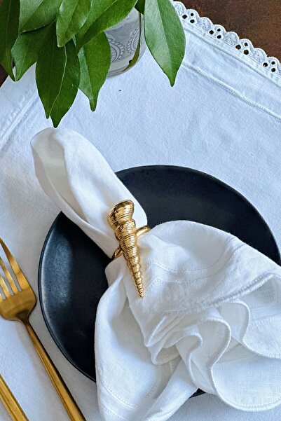 Arma House Σετ 6 ρολογιών χαρτοπετσέτας Luxury Marine Gold