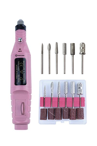 Hediye Rüzgarı Electric 12v Nail File Set Manicure Pedicure Denture Nail Foot Callus And Nail Fungus Machine