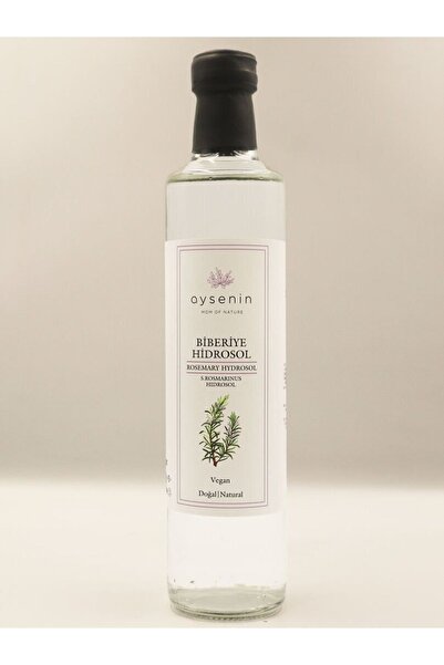 aysenin %100 Doğal Biberiye Hidrosolü – Rosemary Hydrosol 500ml | Saç Dökülmesi & Canlandırıcı