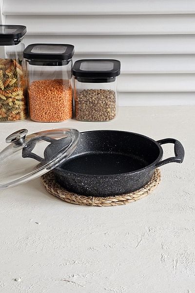 GULHANILE 18 Cm Crown Cast with Sahan Lid - Fireproof and Non-Stick