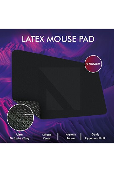 ACTIVE TEAM MP05 - Mousepad pentru jocuri, negru, mediu, 27x23 |   Bază anti-...