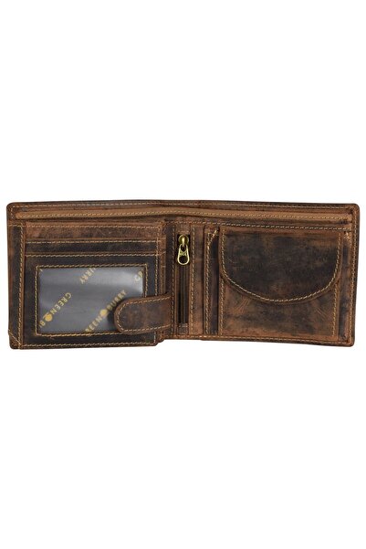 Greenburry Vintage Adler Geldbörse Leder 12,5 cm