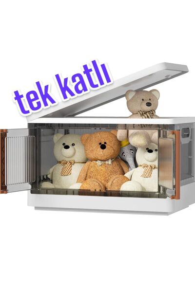 FERAH PLASTİK tek katlı  Katlanabilir Çok Amaçlı Dolap Organizer Düzenleyici - Ev Organizasyonu Dolap & Rafları