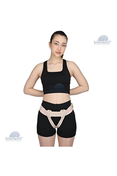 BLUEWELL Çift Taraflı Fıtık Kasık Bağı Kemeri Korsesi Kasık Fıtığı Için Korse Kemer Çırtlı