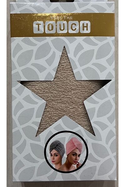 Touch Рушник для волосся - Рушник для волосся з кісткою