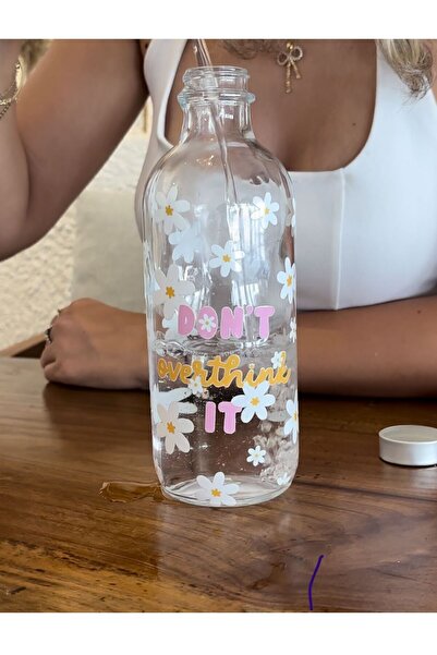 page journals Dont overthink 1 litre cam su şişesi