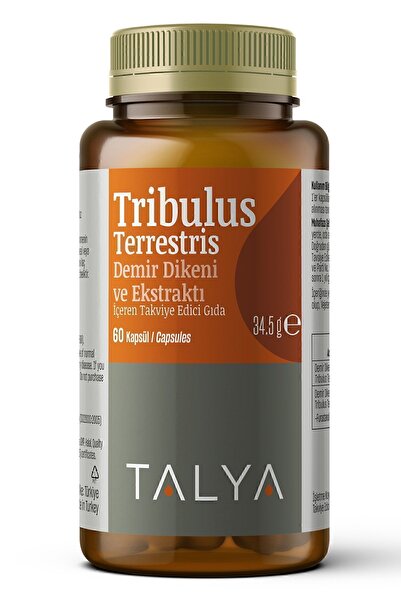 Talya Tribulus Terrestris Demir Dikeni Ve Ekstraktı Içeren Takviye Edici Gıda, 60 Kapsül