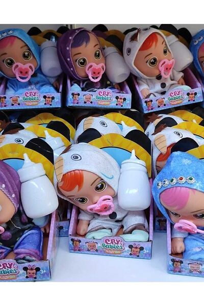 Genel Markalar Evet Cry Babies Ağlayan Bebek Sesli Emzikli Bebek 3+ Yaş Çok R...