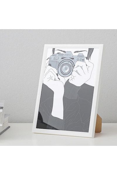 IKEA Yllevad White 13x18 Cm Photo Picture Frame 13x18 Cm White