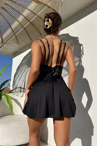 nightblack Plus Size Sexy Gown