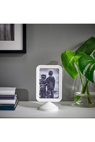 IKEA FIKONTRAD white frame, white, 10x15 cm