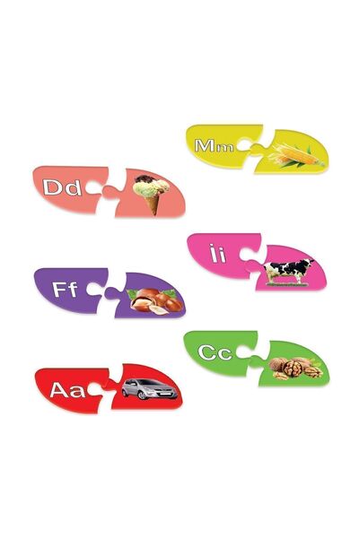 LAÇO KİDS Resimlerle Türkçe Eğitici Alfabe Öğreniyorum 58 Parça