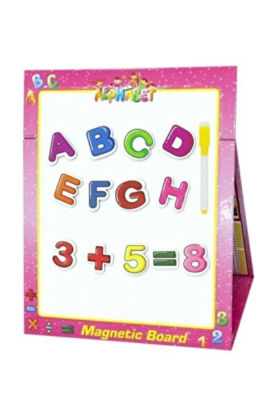 LAÇO Pembe Manyetik Tablet Yazı Tahtası