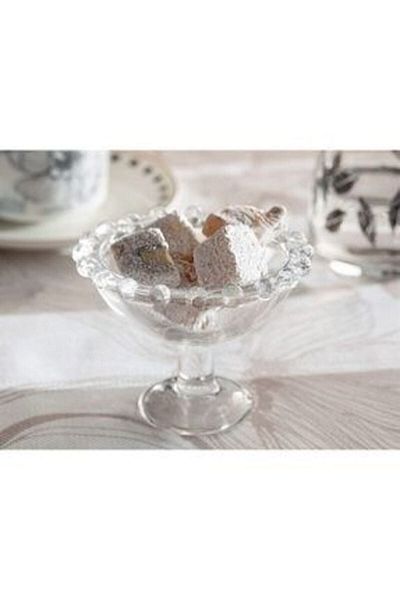 Lavin Footed Bead Model Mini Turkish Delight Bowl 6 Pcs