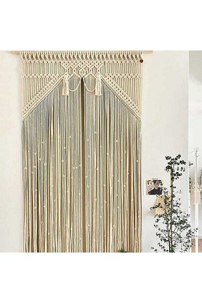 MEGAHOBİEVİ Macrame Curtain