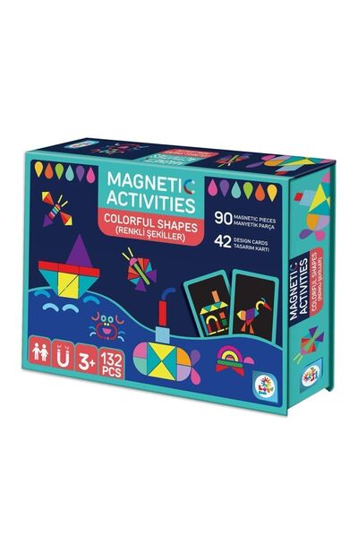 LAÇO KİDS أشكال النشاط المغناطيسية الملونة