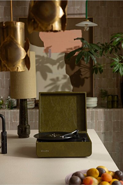 CROSLEY Mercury Bluetooth Alıcılı Ve Taşınabilir Yeşil Plak Çalar Pikap