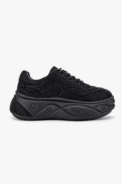 Valmenti Kadın Vegan Siyah Sneakers & Spor Ayakkabı