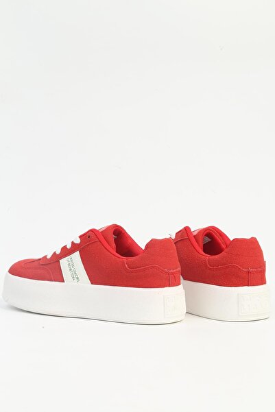 Benetton ® Kırmızı Kadın Spor Ayakkabı İTHAL BNI-11241