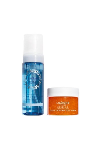 LUMENE Cleansing Foam + Brightening Mask Set