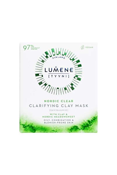 LUMENE Arındırıcı Kil Maskesi 100 ml – Gözenek Sıkılaştırıcı, Sebum Dengeleyici, Derin Temizleyici Maske