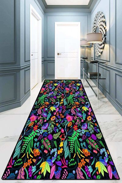 Chilai Home Pictura Yolluk Halı Yıkanabilir Kaymaz Tabanlı Kesme Rulo Halı Yo...