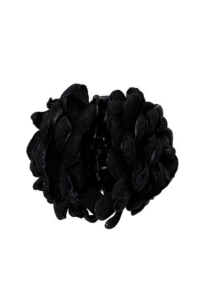Roberta Lorenz High Quality Black Rose Peg / Floral Buckle