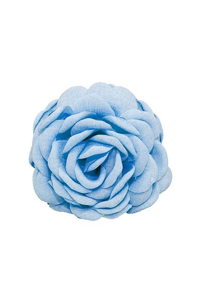 Roberta Lorenz Blue Floral Latch Buckle