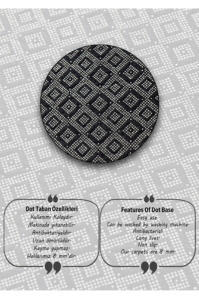 Chilai Home 2-Piece Black Frame Bathroom Rug Djtbanyo Sells