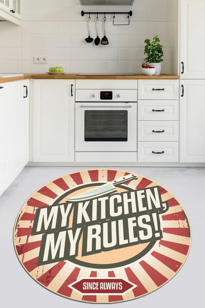 Chilai Home Bread Knife Cap Mutfak Halısı Kaymaz Taban Yıkanabilir Leke Tutma...