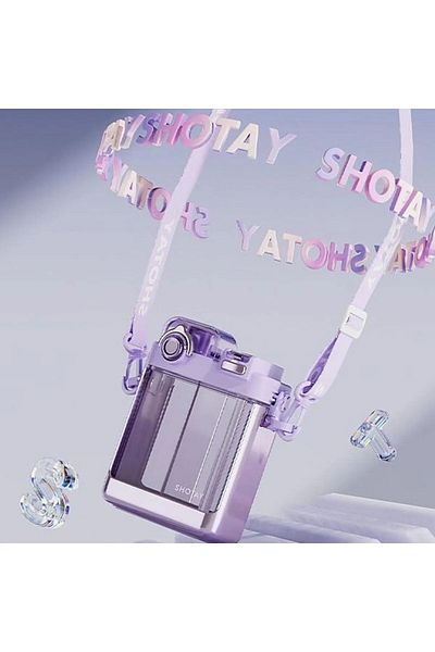 Shotay Tritan Flask - Bpa Free 700ml Purple High Waist Hotel