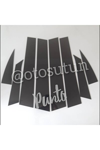 OTOSUTUN Fiat Grande Ve Punto Evo Parlak Siyah Kapı Sütunları